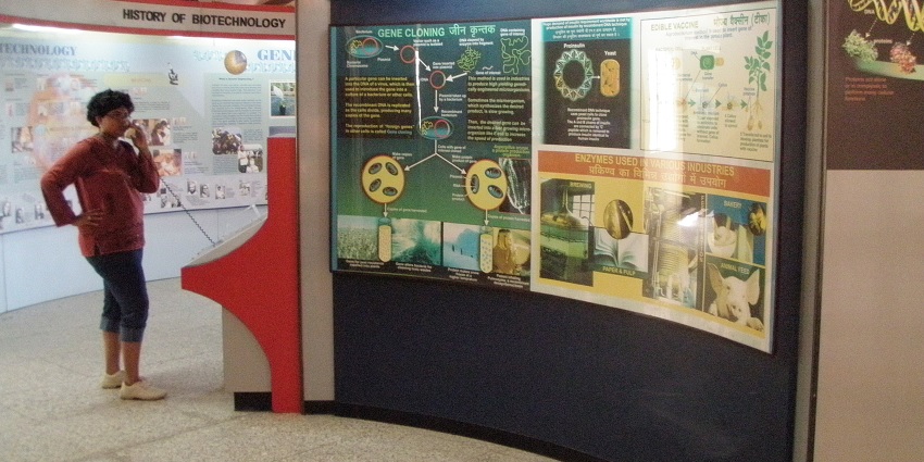 An exhibit in the gallery at Science Centre, one of the popular museums in Port Blair.