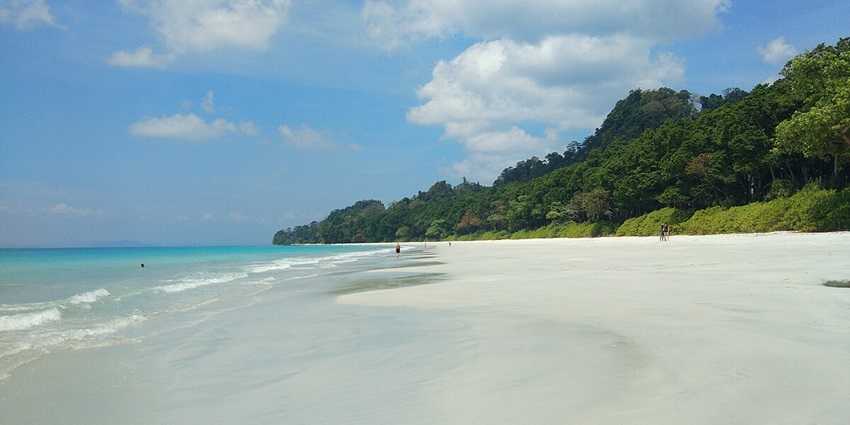 Radhanagar Beach is a popular hotspot for photoholics because of its spellbinding views.