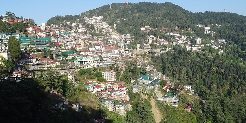 The city of Shimla, a must-visit destination on your places to visit in Himachal in April itinerary