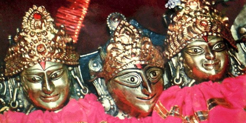 The Idols of Maa Shoolini Devi in a temple