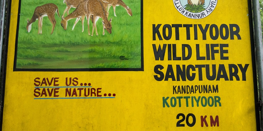This famous wildlife sanctuary is situated in the Kannur district of Kerala, India.