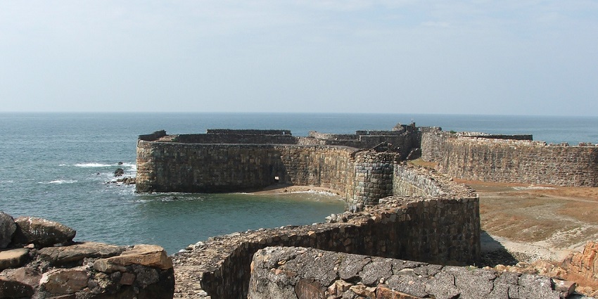 One of the Naval forts of the Maratha Empire - Shivaji Maharaj Fort in Maharashtra