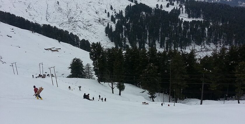 View of Patnitop Hills, one of the best places to visit in Patnitop, Jammu and Kashmir.