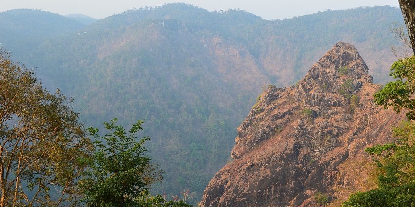 Hills of Soochipara Falls - a must-see spot on your list of places to see near Wayanad