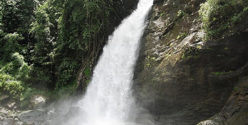 A beautiful waterfall situated in Kerala