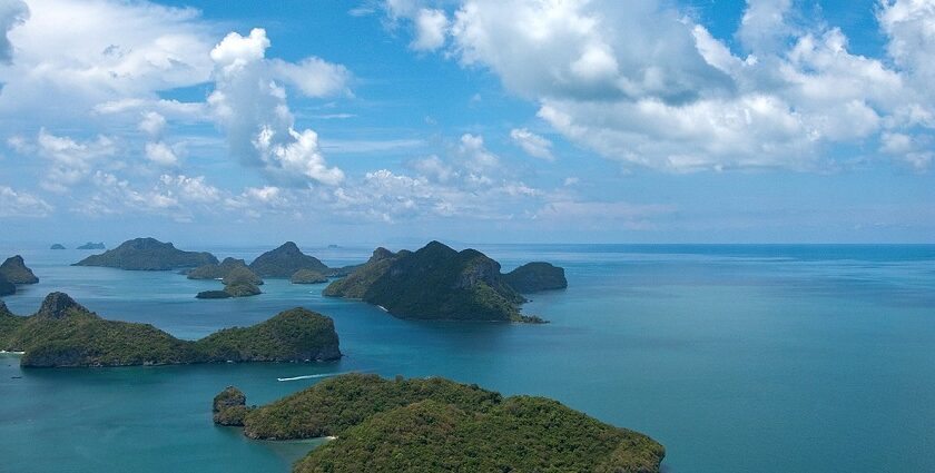 South Button National Park: A must-visit site to explore on a tour to the Andaman Islands.