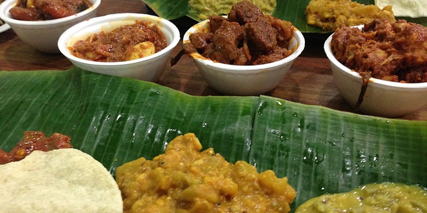 Enjoy a platter of South Indian food at restaurants near the Parambikulam National Park