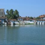 Lakeview of the Padmanabhaswamy Temple- a sacred place to visit in Trivandrum with family