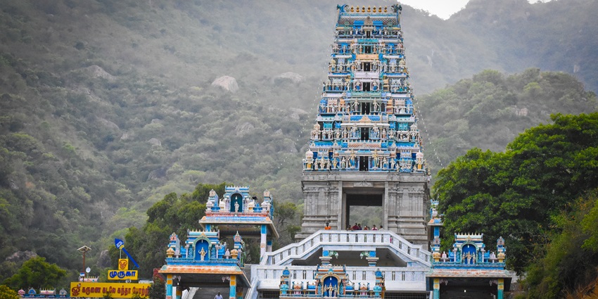Sri Vetrimalai Murugan Temple, one of the popular temples in Andaman and Nicobar Islands.