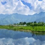 Gorgeous view of Srinagar's Dal Lake; from here, visitors may explore the Kashmir temples