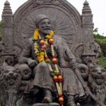 The beautiful live statue at Chhatrapati Shivaji Maharaj Fort of Raigad