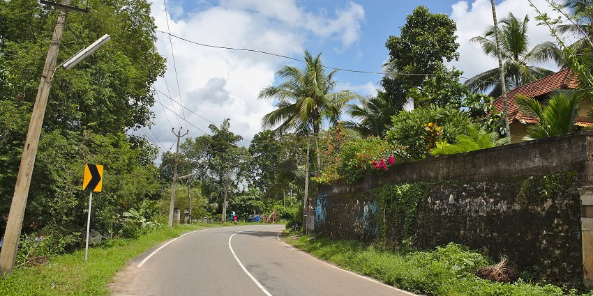 Snap of a clear street of Trivandrum, Kerala - The Bible Museum Trivandrum
