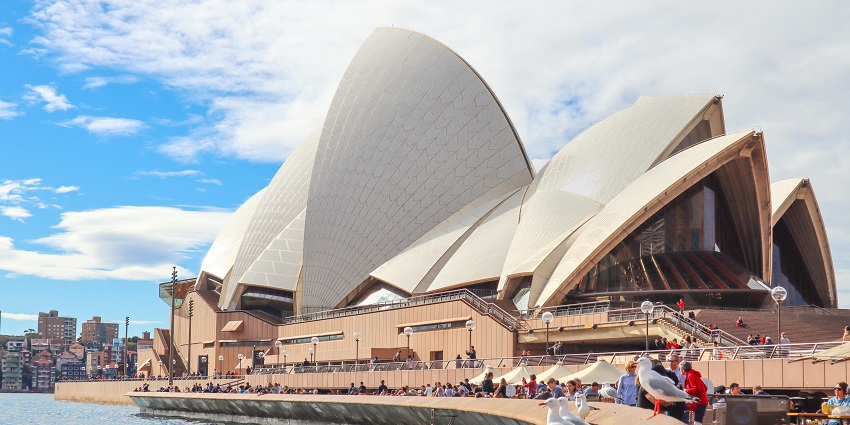 Watch an iconic show at the Sydney Opera House in Australia on your holiday here
