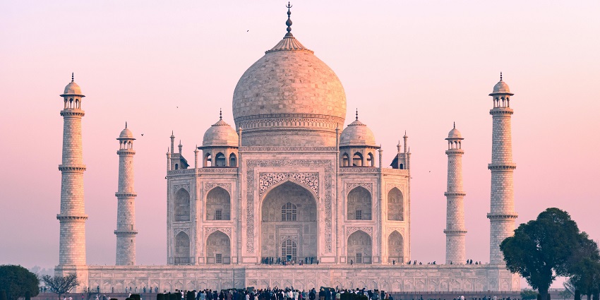 Agra is home to three UNESCO World Heritage Sites including the famous Taj Mahal.