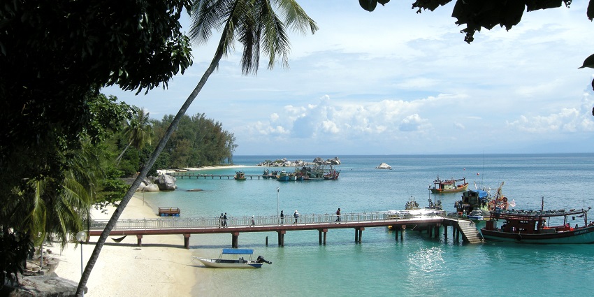 Relax and unwind at the Tanjung Beach, one of the most visited beach in Penang, Malaysia.