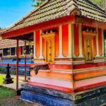 A scenic mesmerising picture of a beautiful temple in Kottayam, Kerala