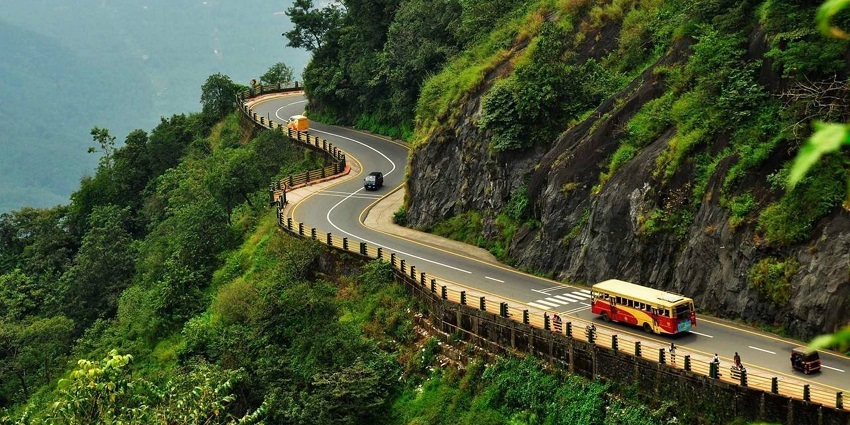 Enjoy the breathtaking views from the Thamarassery Churam, a tourist destination.