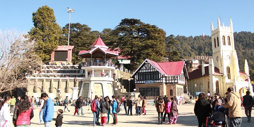 View of The Ridge in Shimla, India - explore places near Jakhu Temple in Shimla.