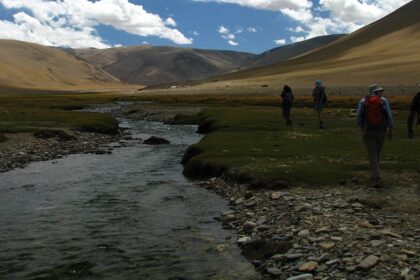 Trekking in India through Ladakh