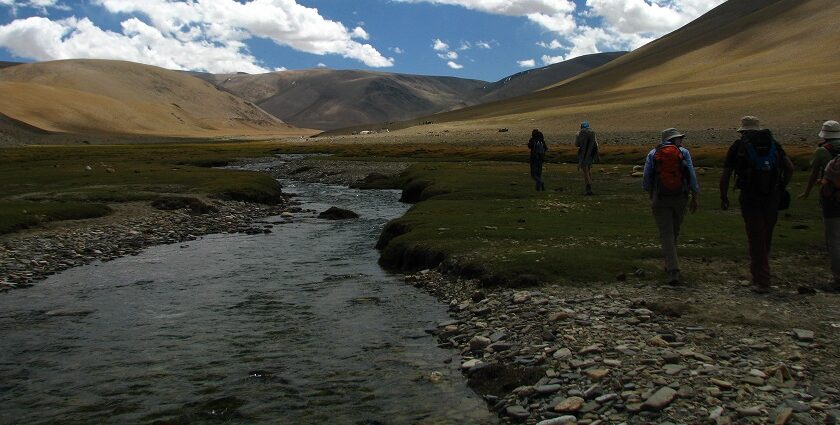 Trekking in India through Ladakh