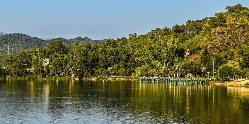 Feed turtles at Mansar Lake, one of the scenic places near Surinsar Mansar Wildlife Sanctuary
