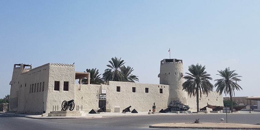 The majestic Umm Al Quwain fort with its historic design provides a glimpse of the culture