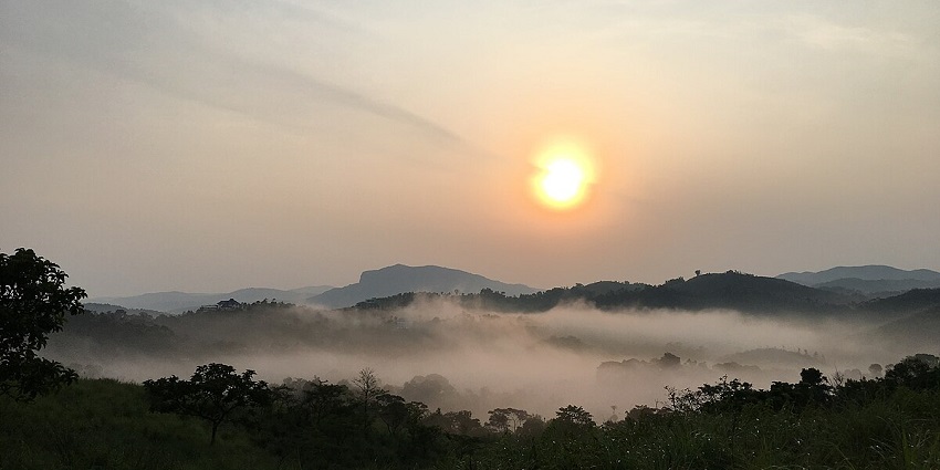 A mesmerising view of beautiful Vagamon, Kerala, India, captured in the morning hours.