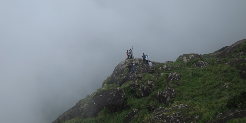 The misty landscapes of the Vagamon Kurisumala is a place to visit in Vagamon
