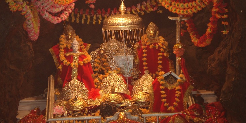 Among the top places to visit in Jammu is the Vaishno Devi temple as showcased here