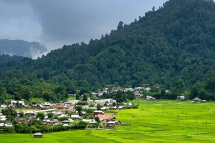 Beautiful valleys of Ziro - best places to visit in India in June with family and friends.