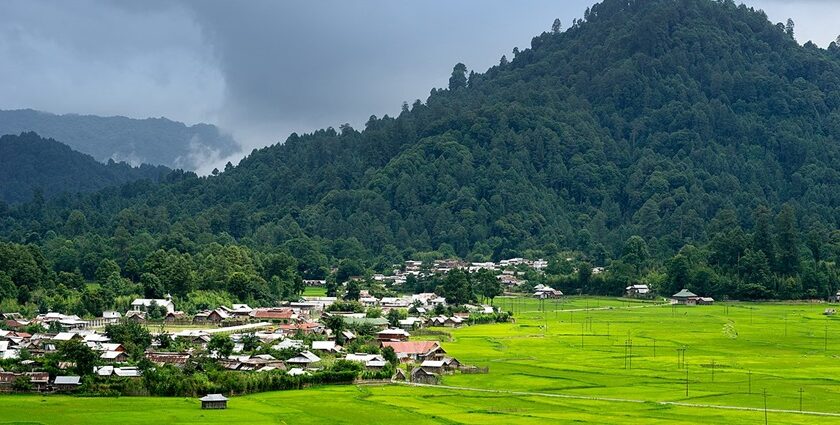 Beautiful valleys of Ziro - best places to visit in India in June with family and friends.