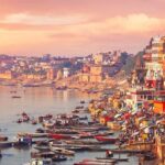 A panoramic view of Varanasi which is one of the places to visit in November in India