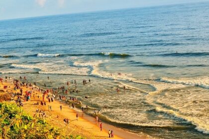 Golden sands and deep water Varkala beach is the perfect place for Scuba diving in Kerala