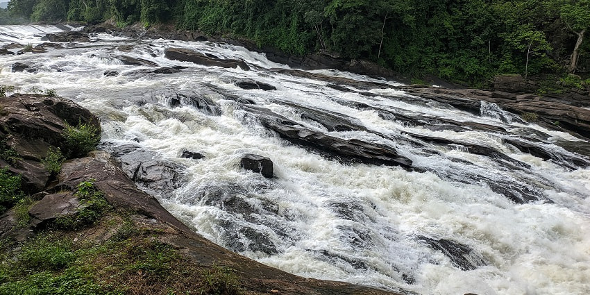 Enjoy the picturesque views of Vazhacha Waterfalls located in the Western Ghats.