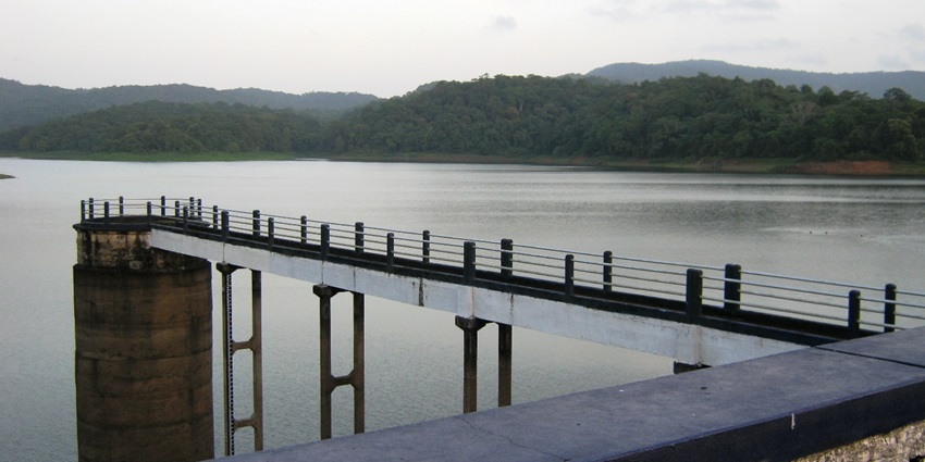 Image of Vazhani Wildlife sanctuary and Dam - places to visit near the Vattayi waterfalls