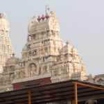 The beautiful facade of the famous Vetrimalai Temple in Andaman and Nicobar Islands.