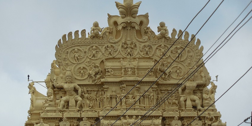 Vevila Sree Mahavishnu Temple, Kerala, is known for its mural paintings and sculptures.