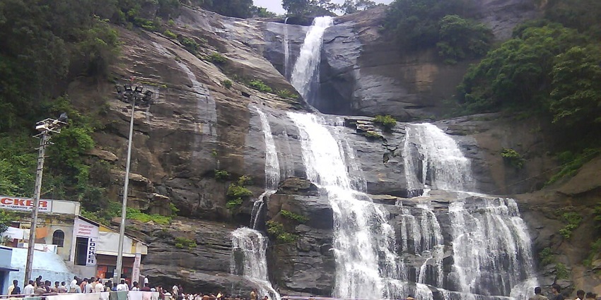 The lovely Courtallam village is one of the best places to visit near Kollam, Kerala.