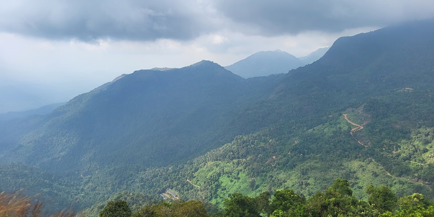 Wonderful clear sky viewpoint amidst the beautiful lush green forest of Kerala