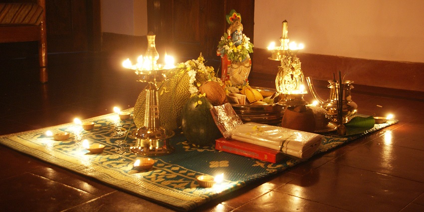 Celebrating the supreme on the day of Vishu in the hill state