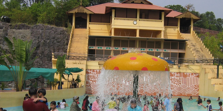 Indulge in the fun activities at Vismaya Amusement Park in Kannur, Kerala, India.