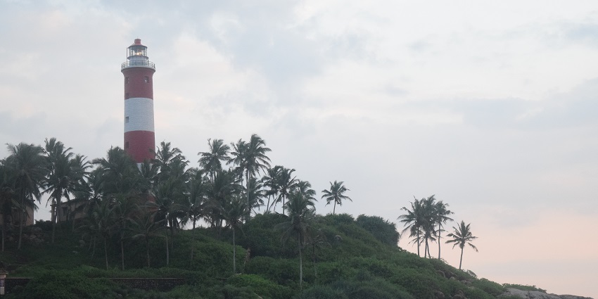 This lighthouse is one of the most spectacular places to visit in Trivandrum at night.