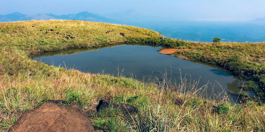 A view of the Chembra Lake in Wayanad, one of the best hill stations near Guruvayur.