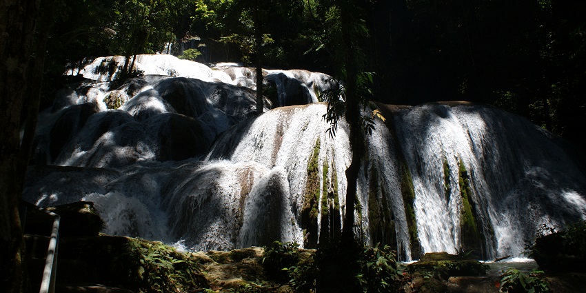 One of the enchanting places to explore in Little Andaman— Whisper Wave Waterfall.