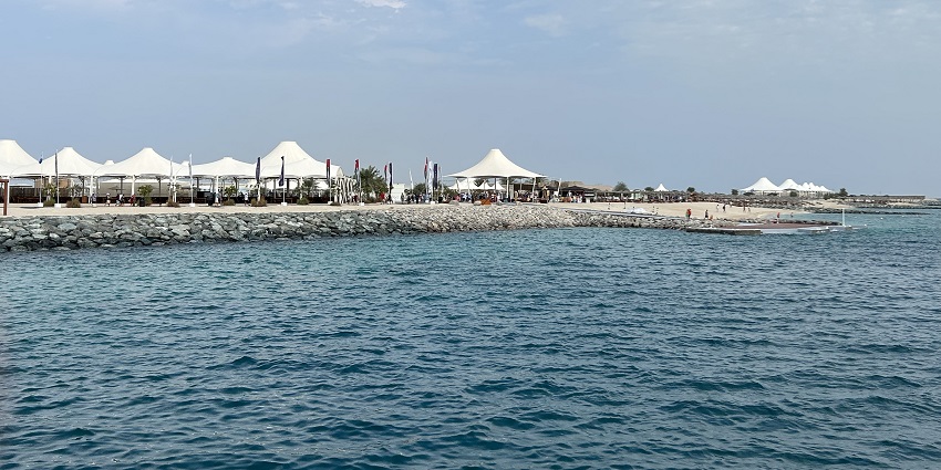 A breathtaking view of the Yas Beach, which is a must-visit for every traveller.