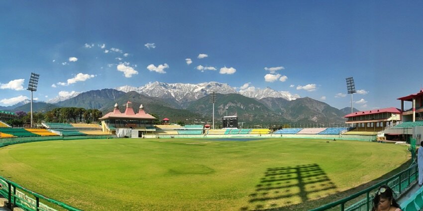 A view of the highest cricket stadiums in the world in Dharamshala for all travellers.