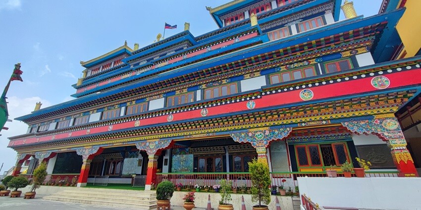 A beautiful monastery during day time
