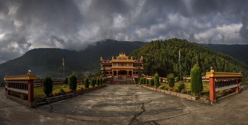 A view of the quintessential hotspot of Arunachal Pradesh surrounded by lush greenery.