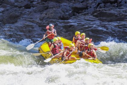 Enjoy white-water rafting as part of the adventure sports in Manali on your visit here