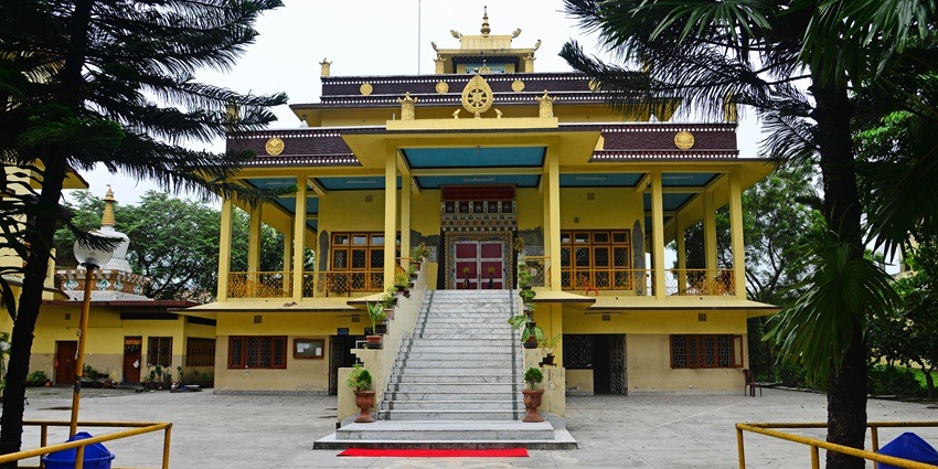 Salugara monastery is one of the culturally significant tourist attractions near Bagdogra